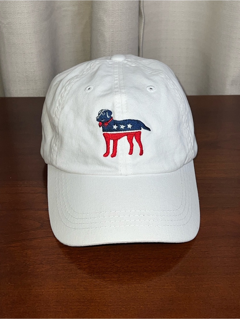 SOUTHERN PROPER Embroidered Patriotic Labrador Retriever Dog Adjustable Hat